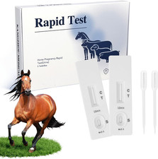 Horse Pregnancy Test Kit - Rapid Urine Test Strips for Mares Early Detection...