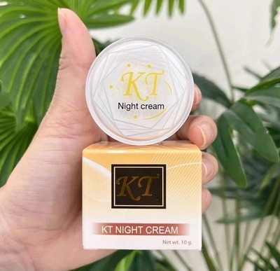 KT  Pearl Whitening Night Cream Anti Melasma Acne Dark Spots Baby Face Smooth