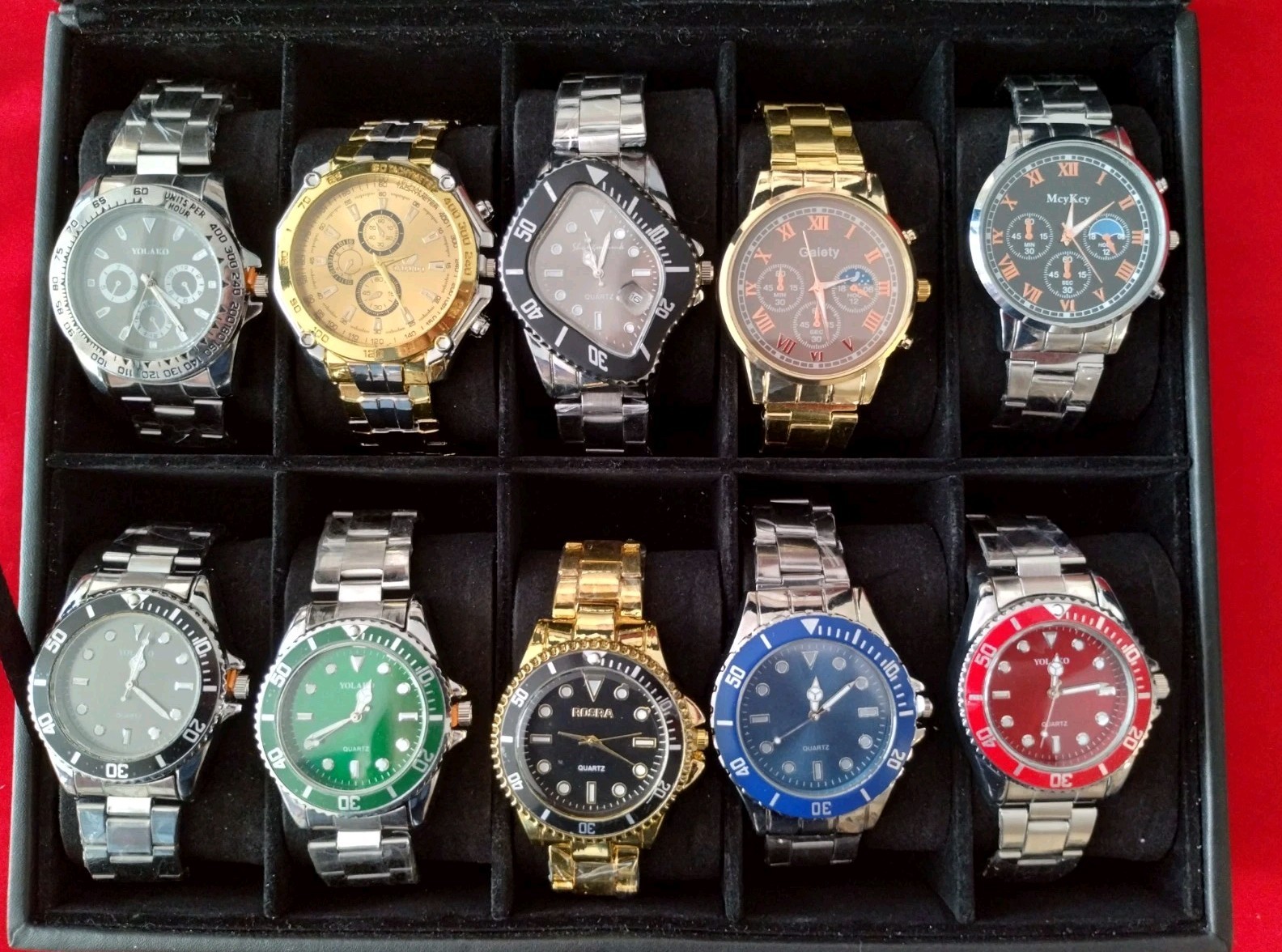 Наручные часы 10 NEW Men's Watches