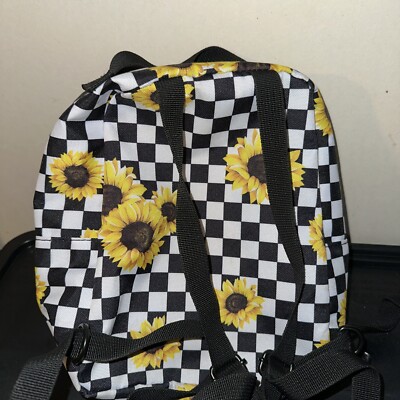 Vans Off The Wall Mini Sunflower Prints On B/W