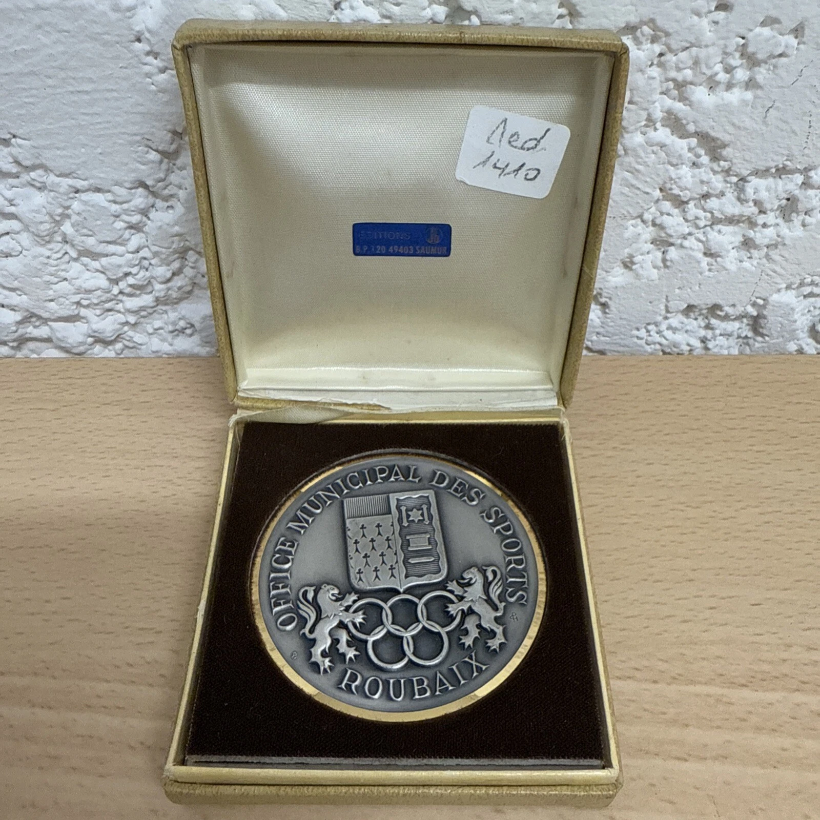 Médaille Office Municipal Des Sports Roubaix
