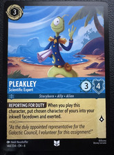 Pleakley - Scientific Expert 144/204 Disney Lorcana Azurite Sea Regular