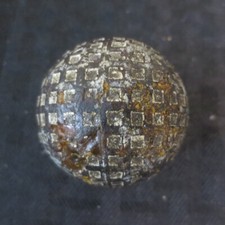  9 Vintage Mesh Golf Ball