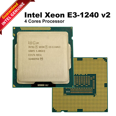 Intel Xeon E3-1240 V2 3.4GHz 8MB 4-Core LGA 1155 Processor 69Watt SR0P5 W51M5