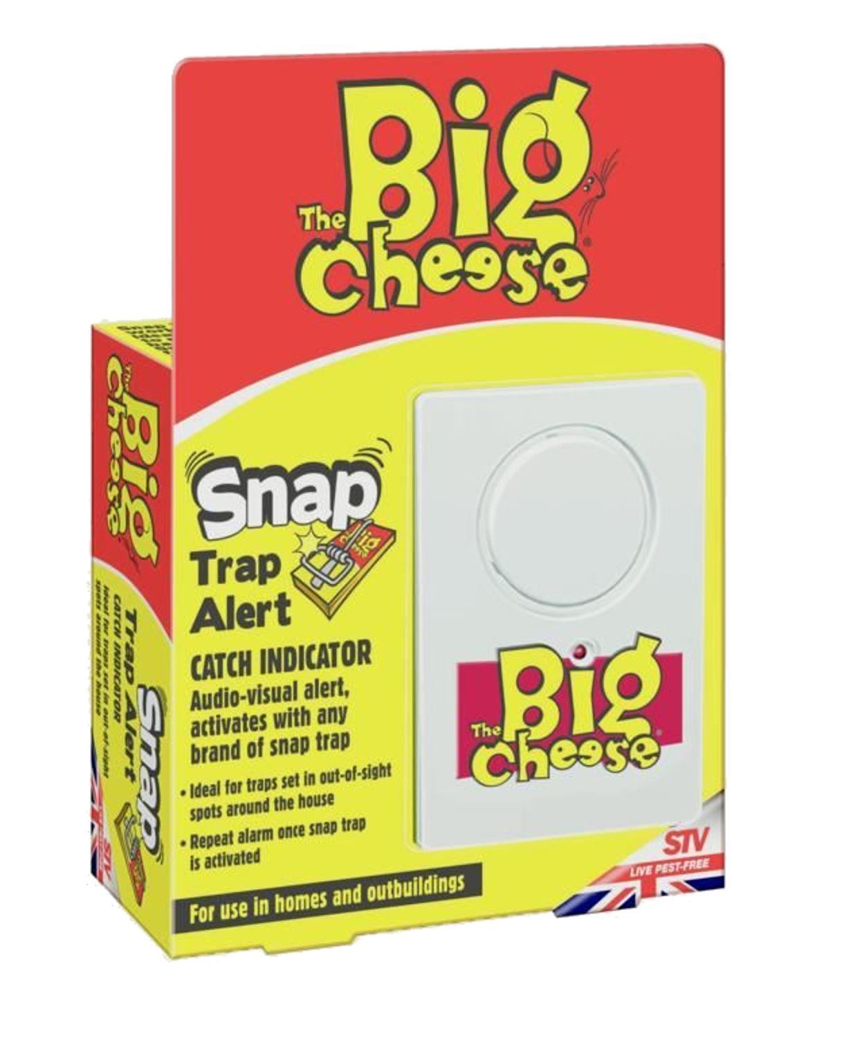 The Big Cheese STV720 Snap Trap Audible Alert when Rat & Mice are Trapped