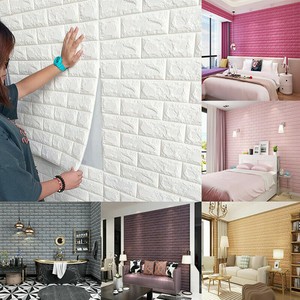 Details About 10pcs 3d Brick Wall Sticker Self Adhesive Decal Uk Waterproof Panels Wallpaper