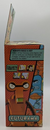 Figurine Futurama Chef Bender avec Roberto Construire une figurine pièce 2009 TOYNAMI - Photo 4/11