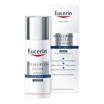 Eucerin HYALURON-FILLER 5% Urea Nachtcreme, 50 ml, PZN 14216005