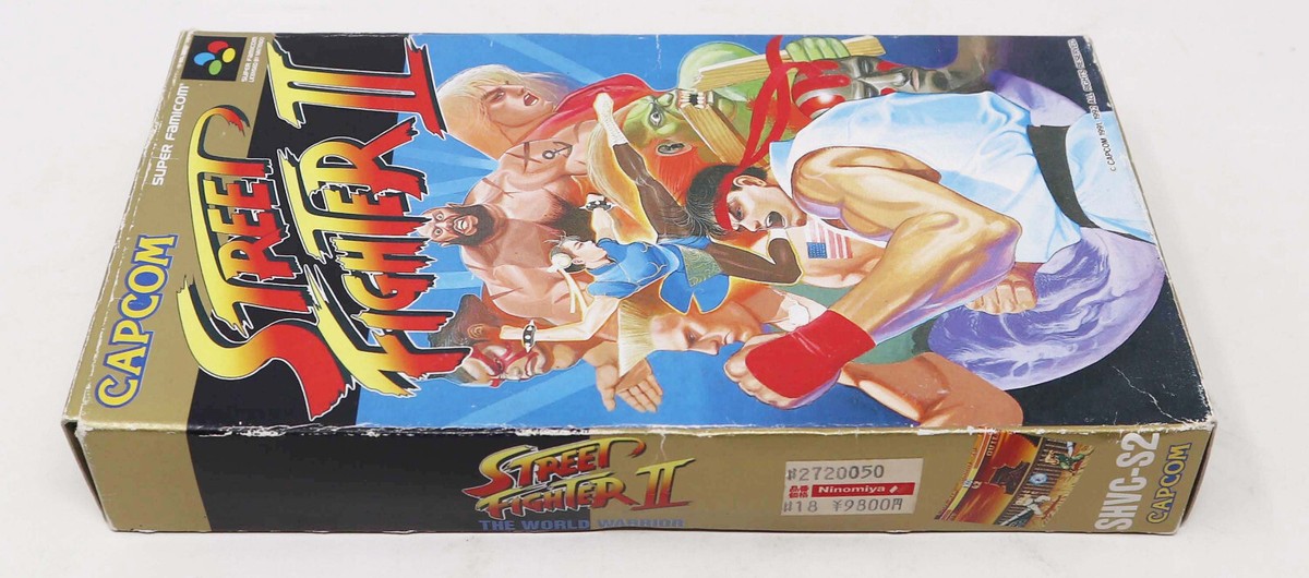 VINTAGE 1993 CAPCOM NINTENDO SNES SUPER FAMICOM STREET FIGHTER II