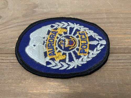 Aurora Colorado Police Patch Large 4" Blau Silber & Gold Top - Bild 12 von 13
