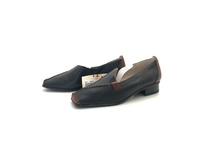 Bama Damen Halbschuhe Slipper Loafers Comfort Schwarz Gr. 38,5 (UK 5,5)