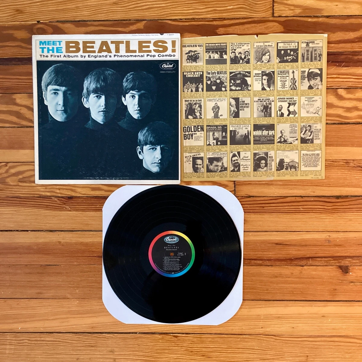 Meet The Beatles! LP Vinyl OG Mono US Capitol Records 1964 VG+/VG+ Inner Sleeve