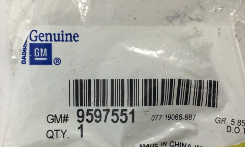 Tapa central cromada para rueda Chevrolet Cruze Impala Malibu HHR Captiva OEM 9597551 Foto 3 de 4