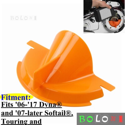 Motorcycle Primary Case Oil Fill Funnel For Harley Dyna Softail