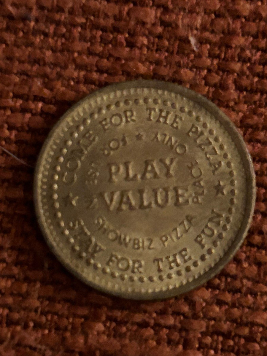 Showbiz Pizza Place Game Token - Good Condition | eBay