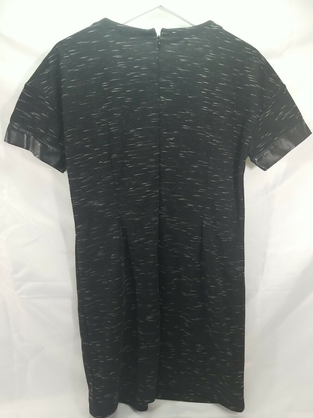 Banana Republic Cute Shirt Dress Size 8 Black Fau… - image 4