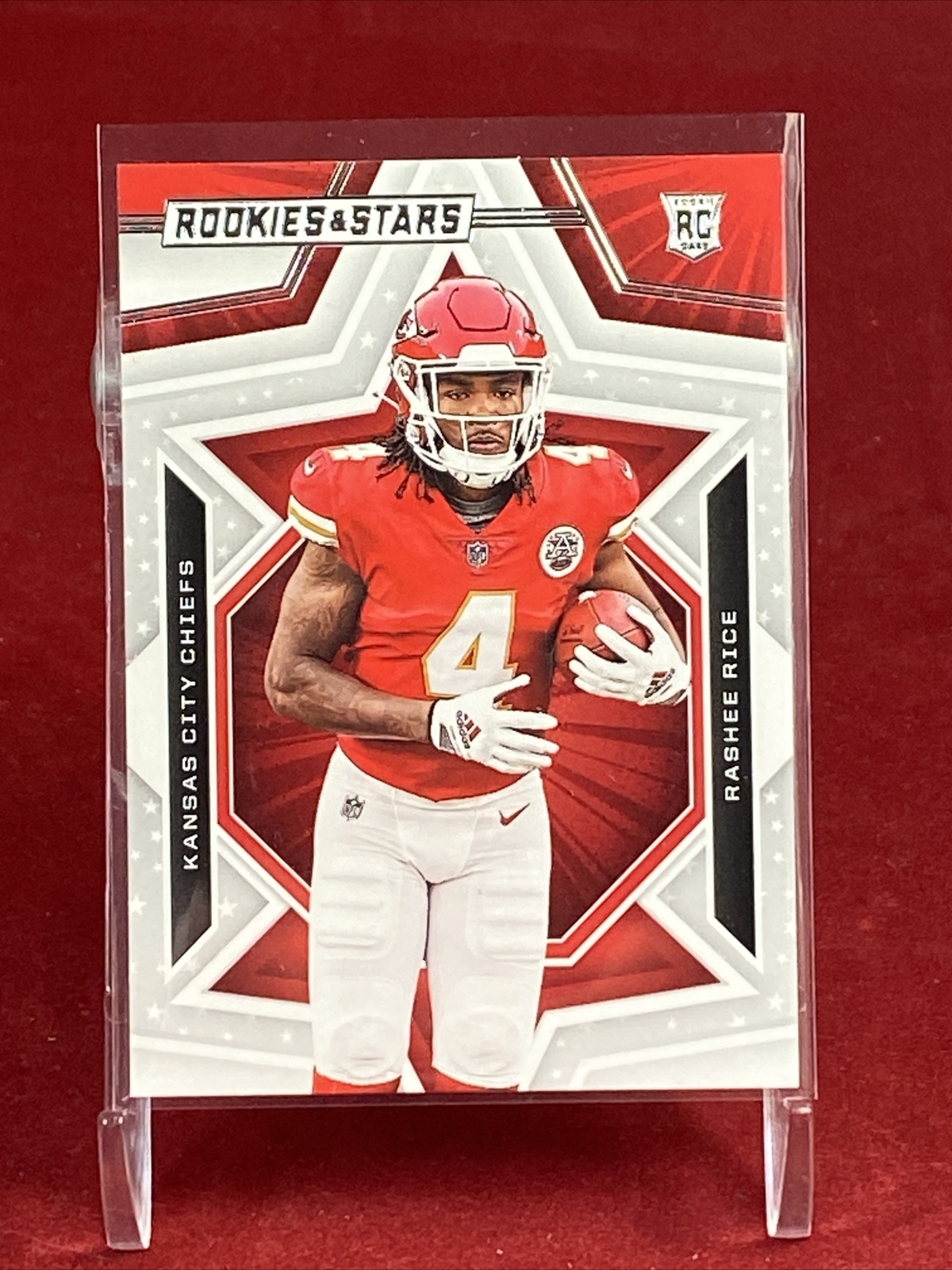 RASHEE RICE RC 2023 Panini NFL Football ROOKIES & STARS Card #176 KC CHIEFS