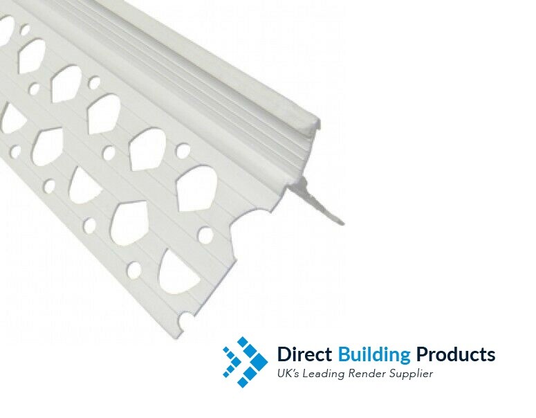 10mm 2.5 Meter PVC White Premium Corner/Angle Render Beads (25Pk) for Rendering