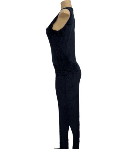 Michael Stars Black Bodycon Dress Womens Size M Stretch Night Out Slits Side $99 - Picture 2 of 14