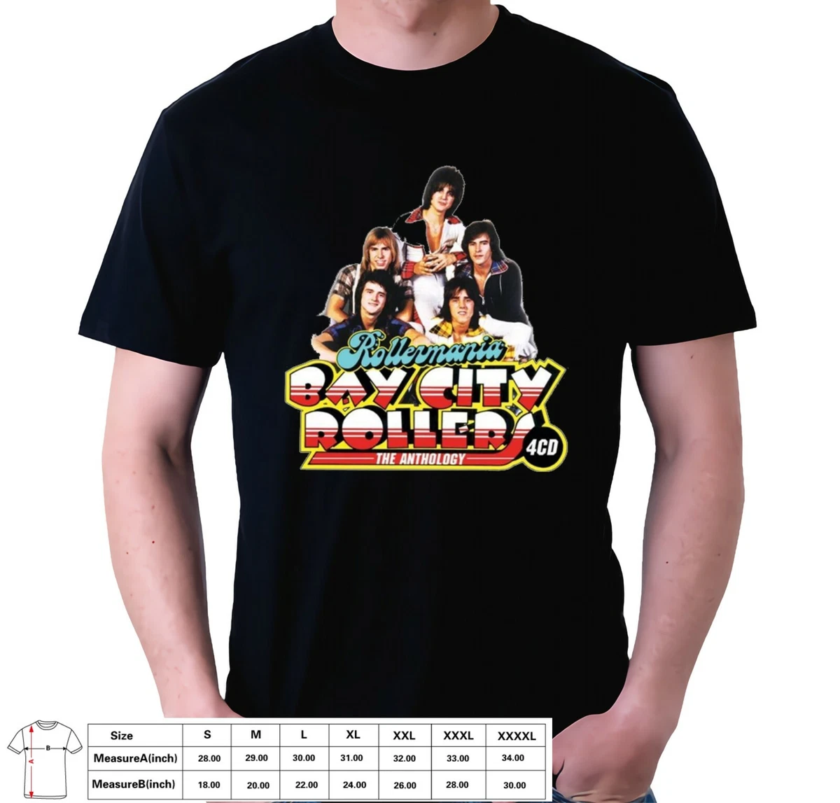 Bay city sale rollers t shirt