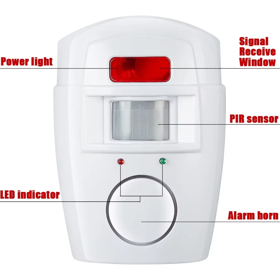 Home Smart Wireless Home Security PIR Alert Infrared Sensor Alarm System Anti-Th - Image 2 of 4