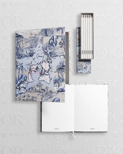 Dior Limited Edition Around The World Notebook and Pencil Gift Set-image