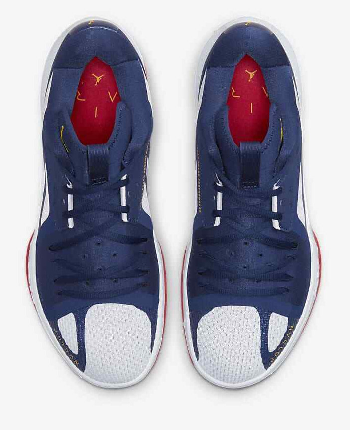 New Men’s Size 11.5 - Jordan Zoom Separate Olympic DH0249 471 Jordan Zoom Separate Shoe Midnight Navy White Red DH0249-471  main image 4