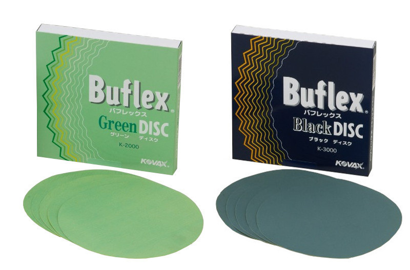 KOVAX Super Buflex ディスクセット ブルー グリーン ブラック Kovax Buflex disc Black K-3000 Green K-2000 50discs waterproof
