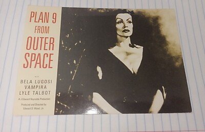 Postcard Plan 9 From Outer Space Movie Image Poster Horror C Desc 154