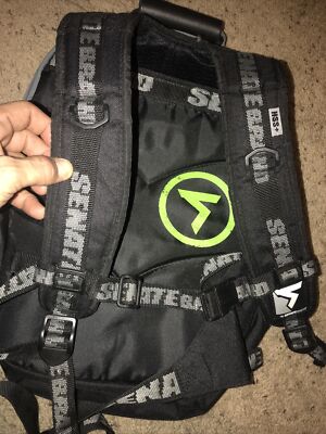 SENATE スケートボード バッグパック Vintage Senate Skate Backpack RARE Black Green Grey