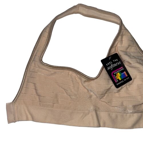 Bali Bra Wirefree Cool Comfort Seamless All Around Striped Soft Flex Fit DF3484 - Picture 18 of 48
