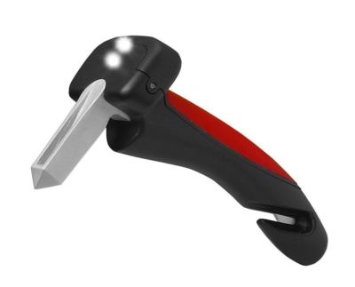 Car Handle Cane Auto Portable Flashlight Glass Breaker Belt Cutter Mobility Aid