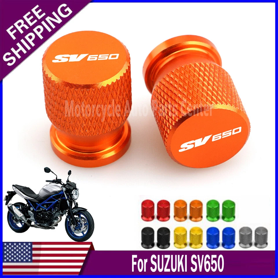 New Hot Sale High Quality CNC Tire Valve Stem Seal Cover For Suzuki SV650 SV650S Foto 4 de 4