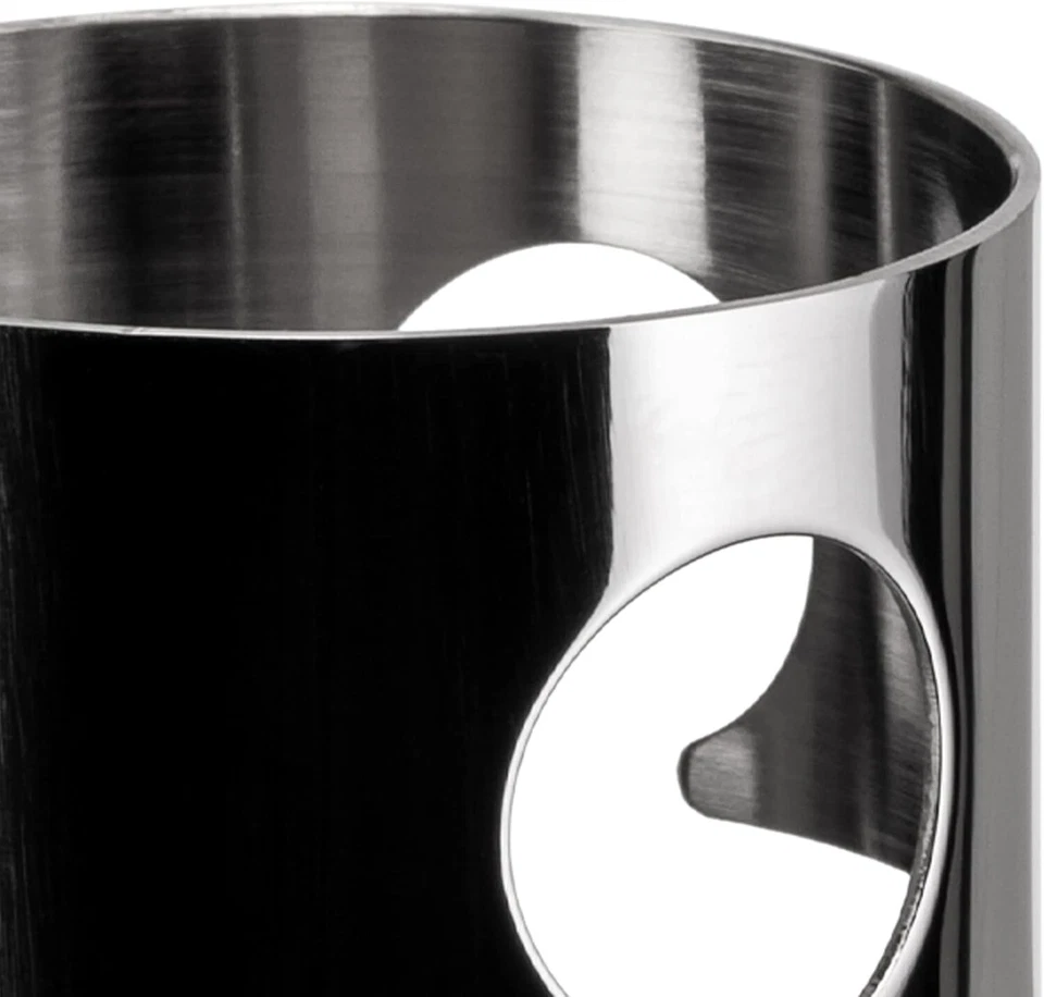 Girotondo Portatovaglioli Uomo Traforato in Acciaio Inox Lucidato a Specchio - Immagine 4 di 4