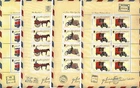 GIBRALTAR - 2013 MNH "Europa - Historical Post Office Vehicles" Four Sheetlets !