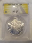 1882 $1 Morgan Silver Dollar ANACS MS-63PL