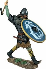  62142 Fritjof - Viking Attacking with Axe - W. Britain Miniatures