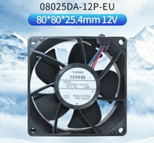 NMB 08025DA-12P-EU 12V 0.80A 8CM 8025 4-pin chassis power mute fan