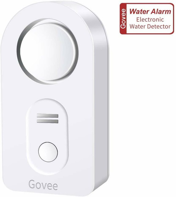 Govee Water Alarm, 100Db Loud Alarm Audio Water Sensor With Low Battery Alert, E eBay
