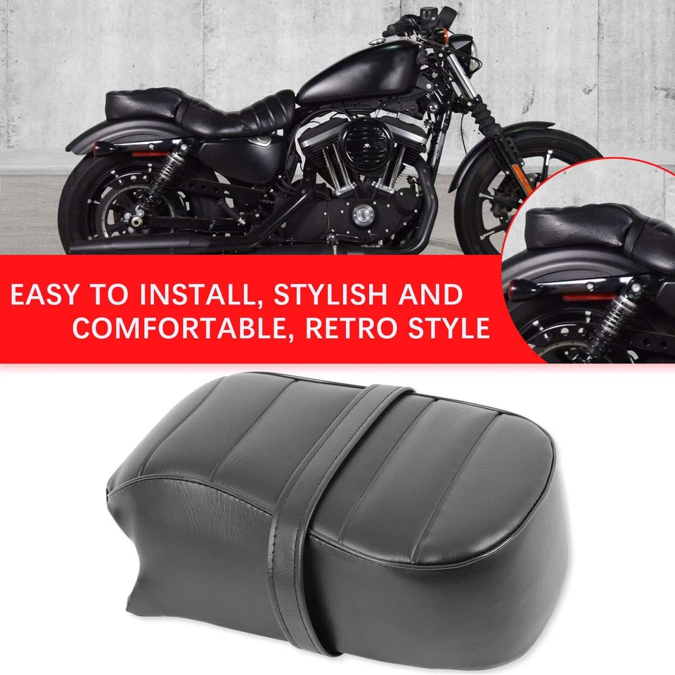Asiento de pasajero para Harley Davidson Sportster Iron 883 XL883N 2016-2022 Foto 3 de 4