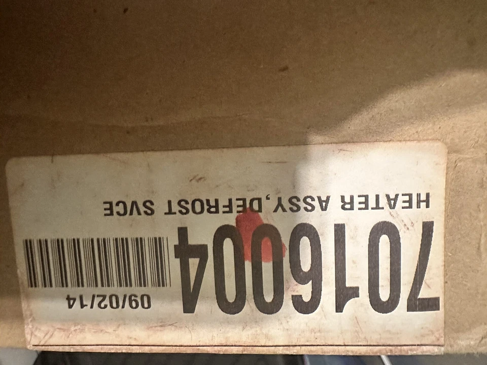 SubZero 7016004 HEATER ASSY,DEFROST SVCE - Image 2 of 2