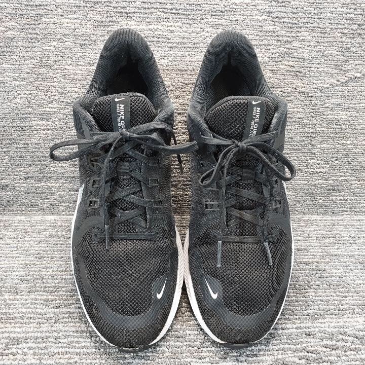 Nike Mens Quest 4 DA1105-006 Black Running Shoes Sneakers Size 8