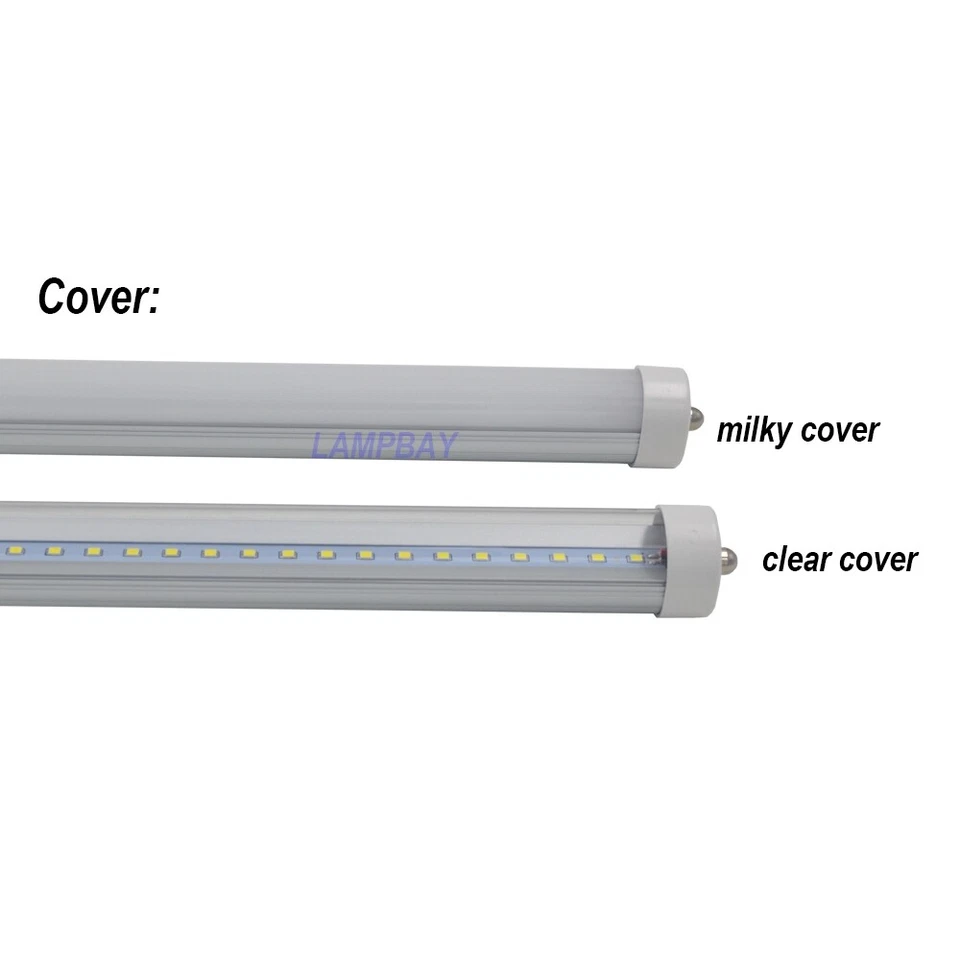 LED Tube Light 8ft, 2.4m 48W F96 Bulb Single pin FA8 R17D(HO) bar lamp 110V-277V - Image 3 of 4