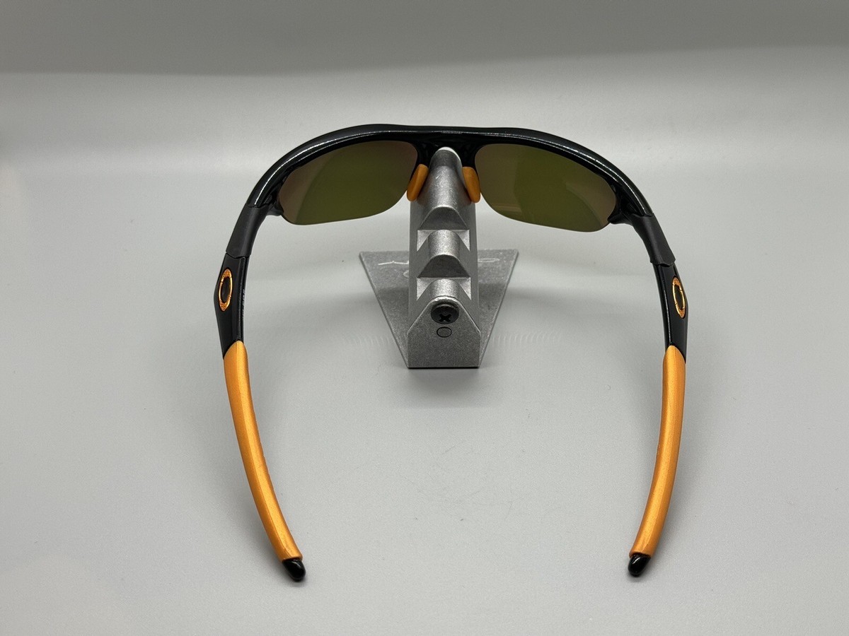 New Oakley Half Jacket 1.0 XLJ Jet Black W/ Fire Red Iridium New Oakley Half Jacket 1.0 XLJ Jet Black W/ Fire Red Iridium