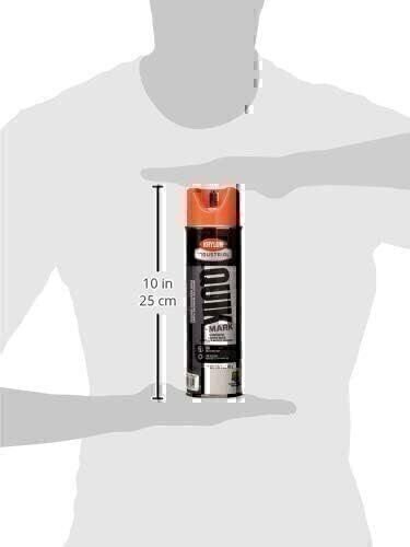 Krylon Upside Down Marking Paint Alert Fluorescent Red/Orange Solvent Base...