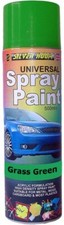 6 x Gloss Green Universal Hi Density Acrylic 500ml Aerosol Spray Paint Durable