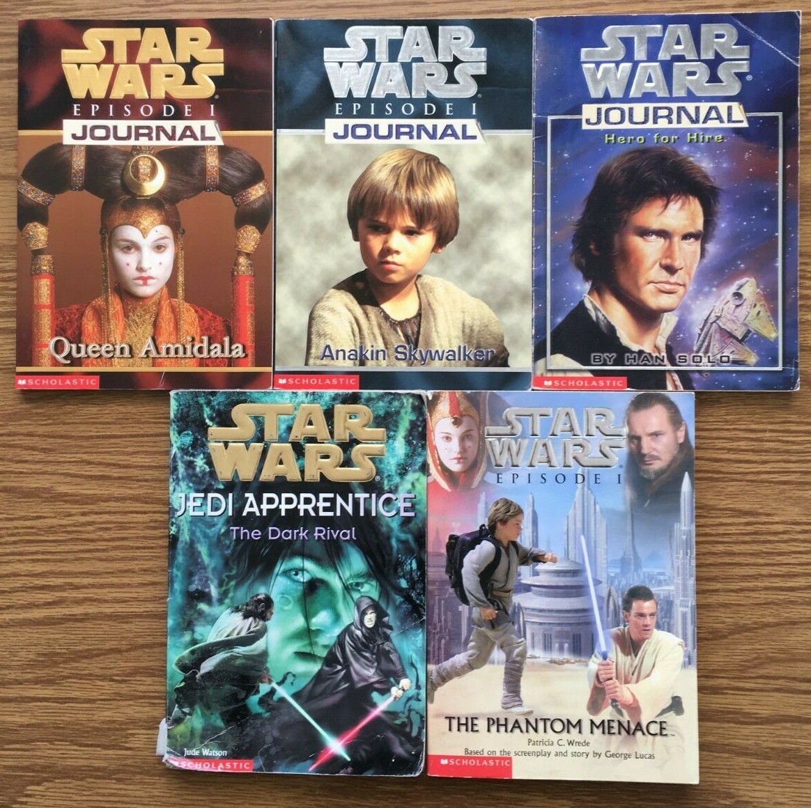 Lot of 5 Star Wars SC Paperback Chapter Books Journal