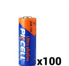 100 PKCELL A23 12V ALKALINE BATTERIES 23A 21/23 MN21 L1028 LRVO8 BRAND NEW