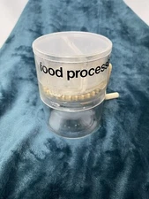 Vintage Food Processor with manual crank, non-electric