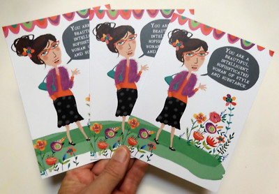 3 Cards Sellers Encouragement Beautiful Intelligent Sophisticated Friend